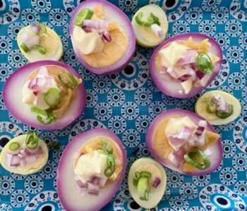 סלט ביצים מפורק