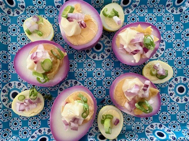 סלט ביצים מפורק